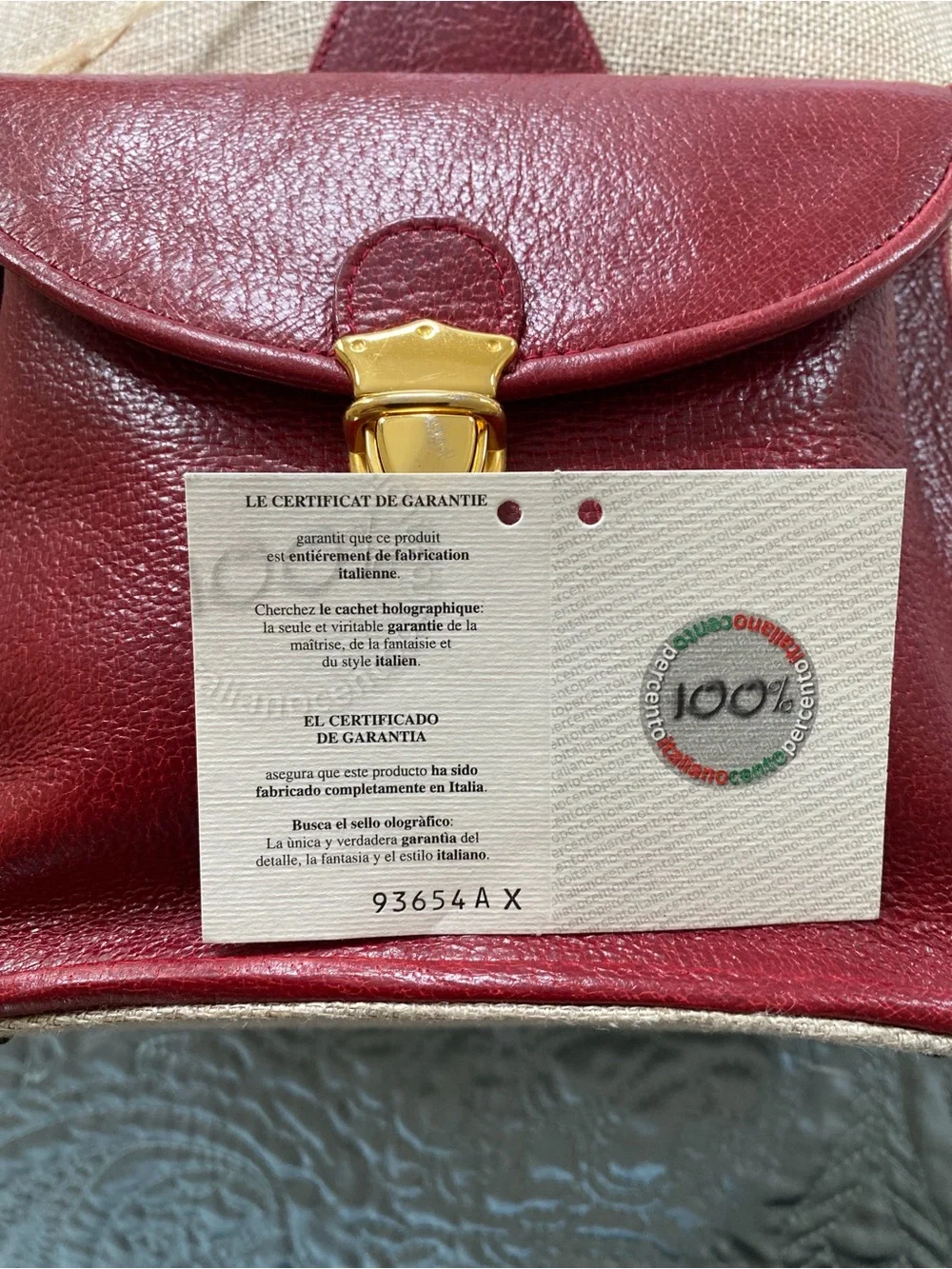 Jane August Unique, Never Used Handbag with Certificate of Authenticity!!